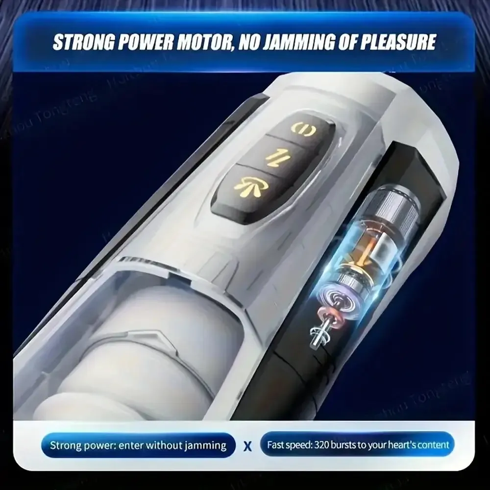 4D Internal Structure Transparent Window Automatic Masturbator