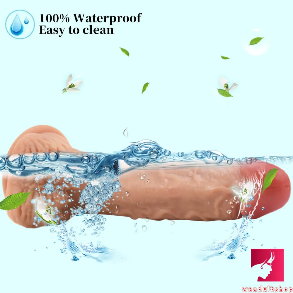 7.48in Soft Silicone Suction Cup Lifelike Dildo For Adult Women