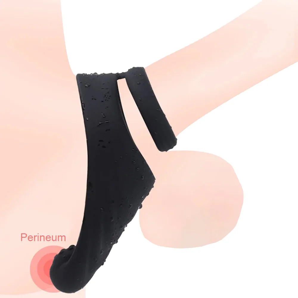 8-Pack Cock Ring Silicone Erection Enhancer Male Couples Balls Delay Sex Toy