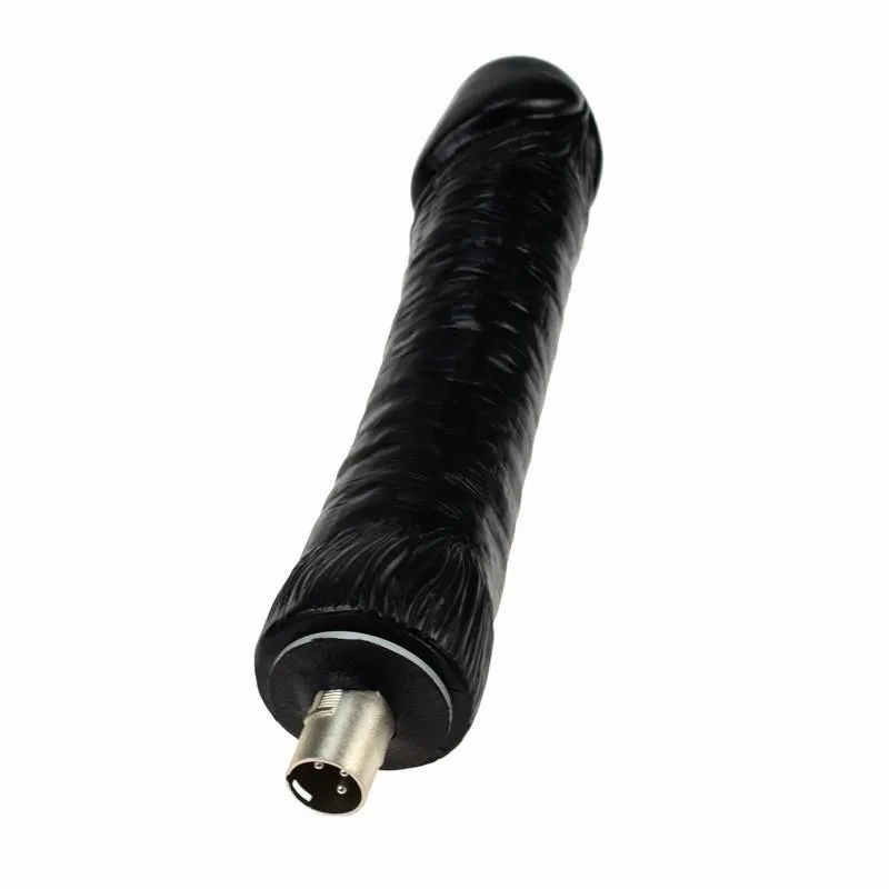 9.6 Inches Black Huge Dildo Attachment for Sex Machine