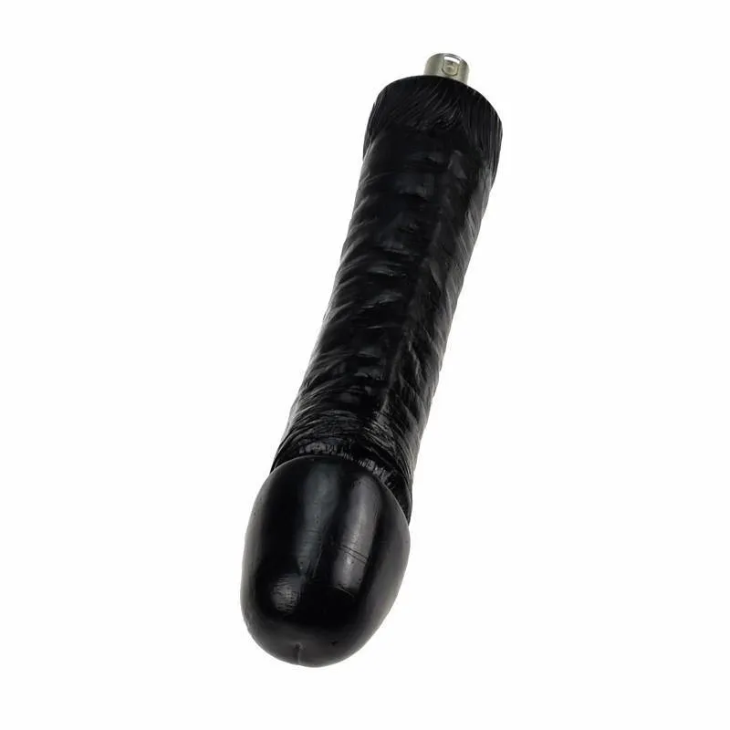 9.6 Inches Black Huge Dildo Attachment for Sex Machine