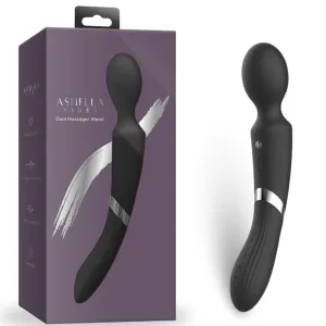 Ashella Vibes Dual Massager Wand Double-Ended G-Spot Vibrator USB