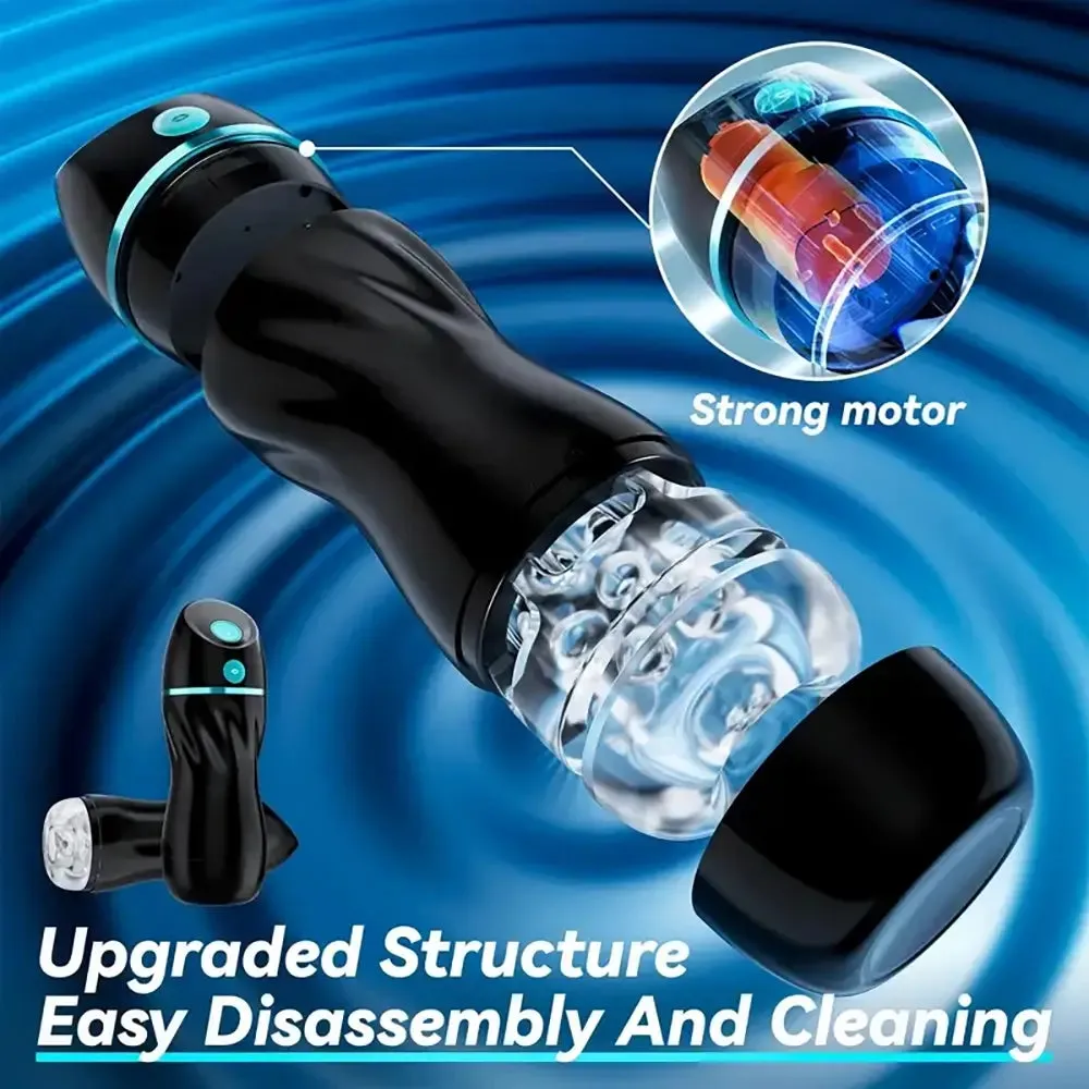 Automatic Sucking Suction Hands Free Vibrating Male Masturbator