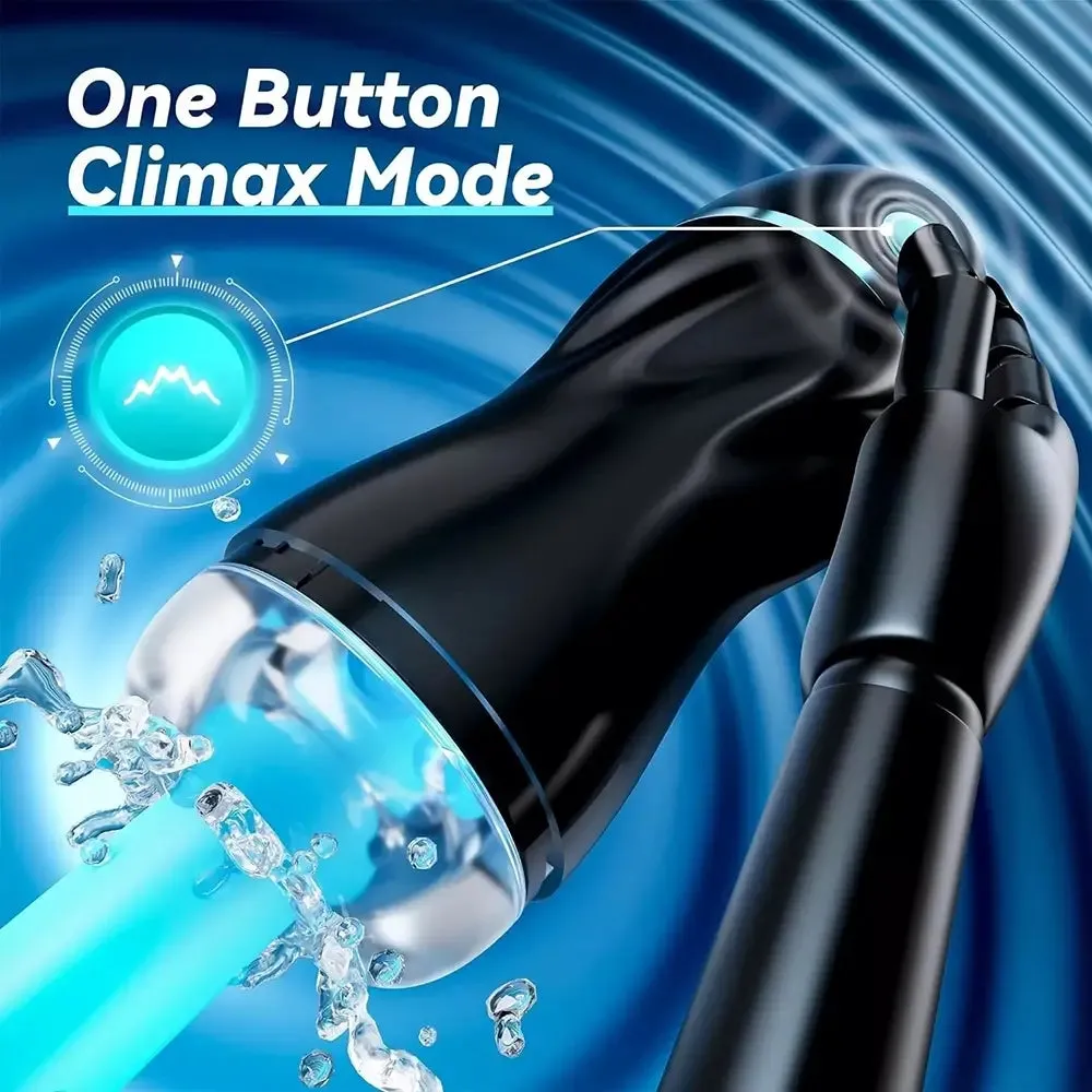 Automatic Sucking Suction Hands Free Vibrating Male Masturbator