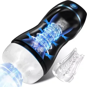 Automatic Sucking Suction Hands Free Vibrating Male Masturbator