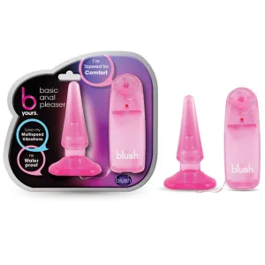 B Yours Basic Anal Pleaser Remote-Controlled Vibrating Anal Plug Pink