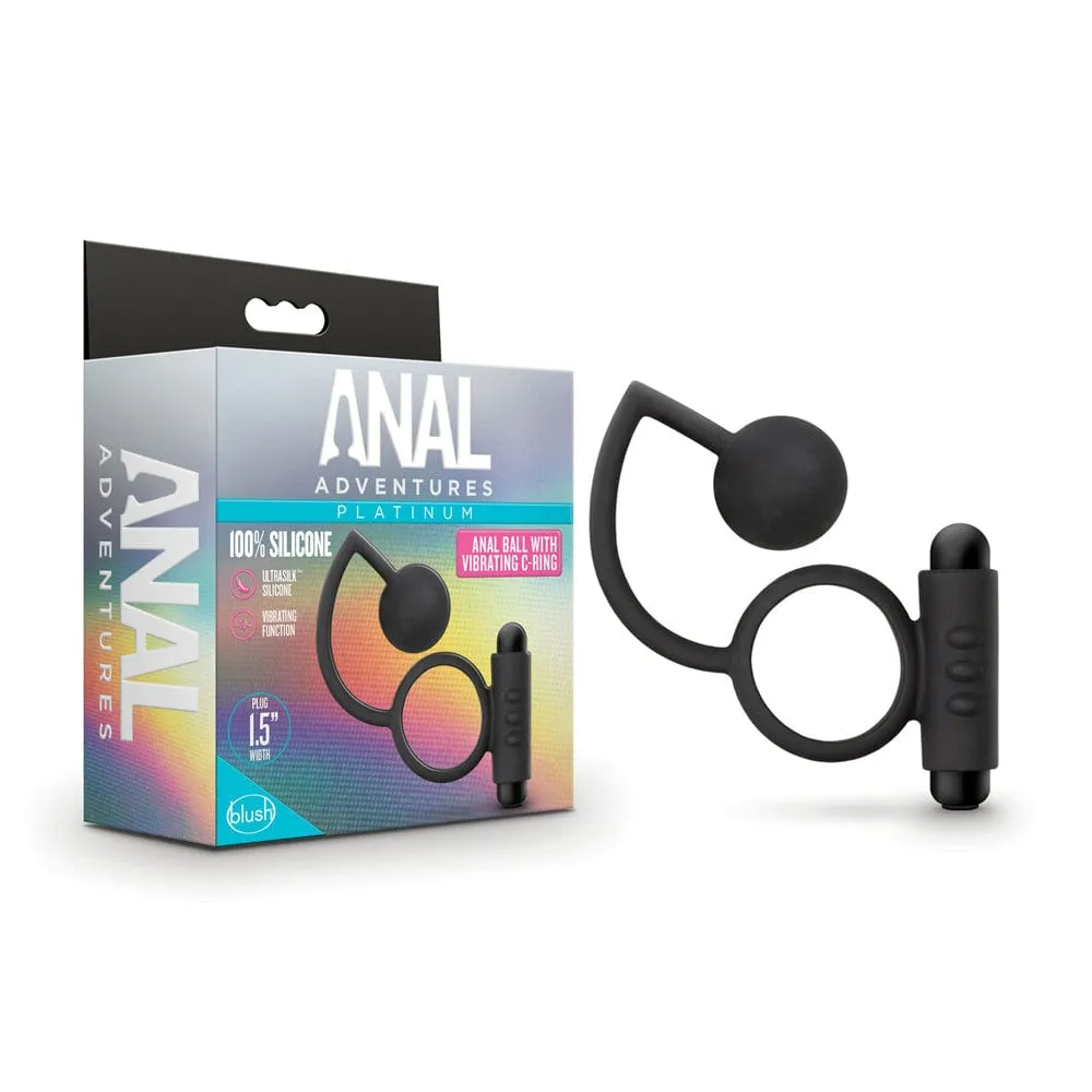 Blush Anal Adventures Anal Ball with Vibrating C-Ring