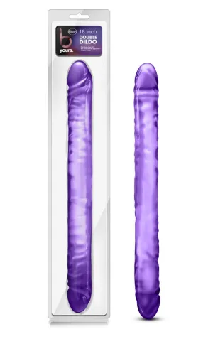 Blush B Yours 18 Double Dildo Purple