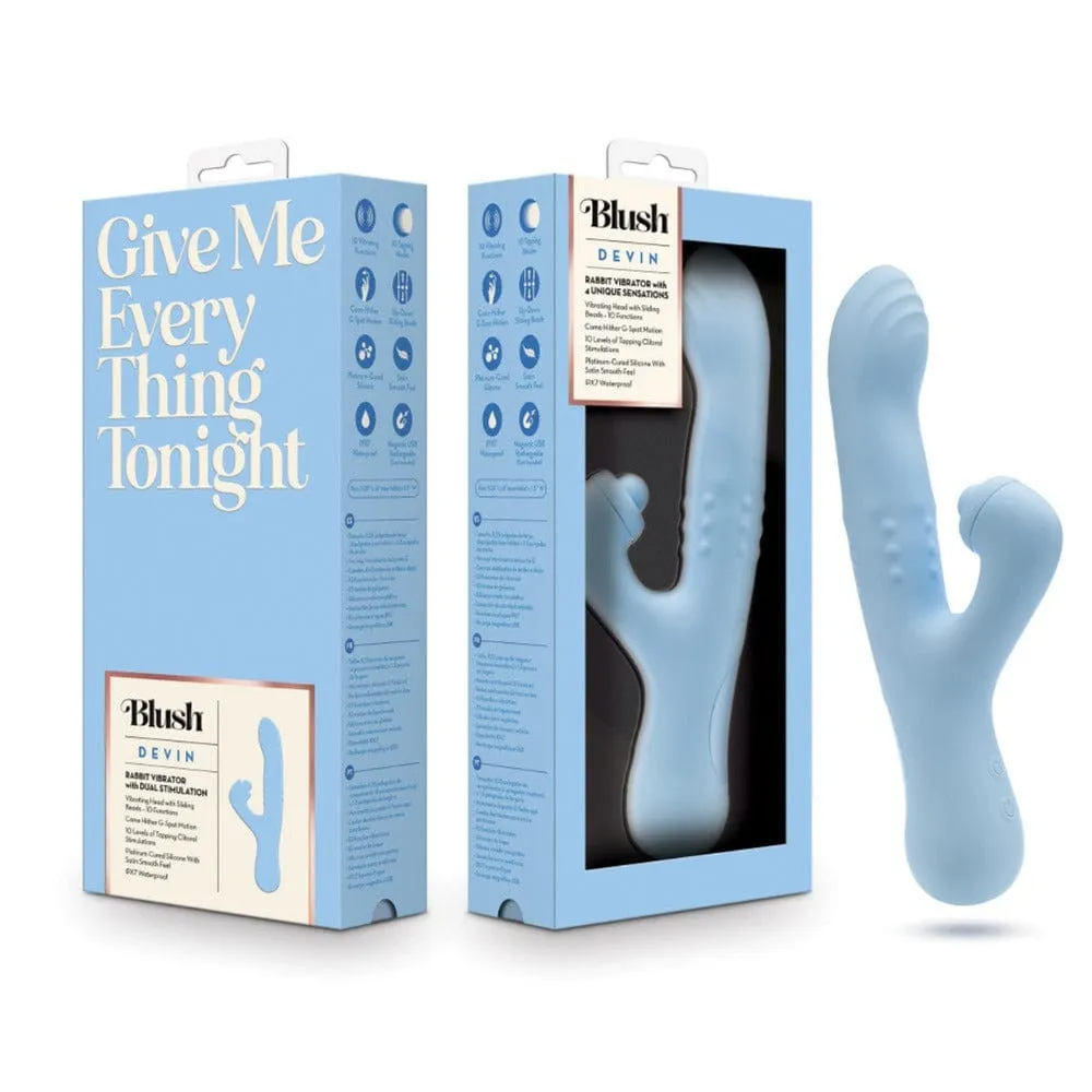 Blush Devin Rabbit Vibrator