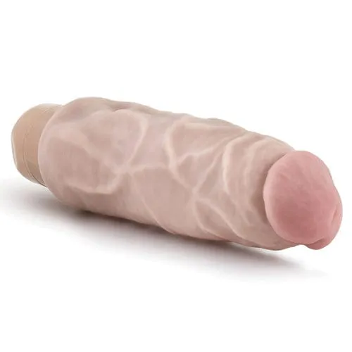 Blush Novelties - Dr Skin Vibe 9 Dong Vibrating Realistic Dildo 7 (Beige)