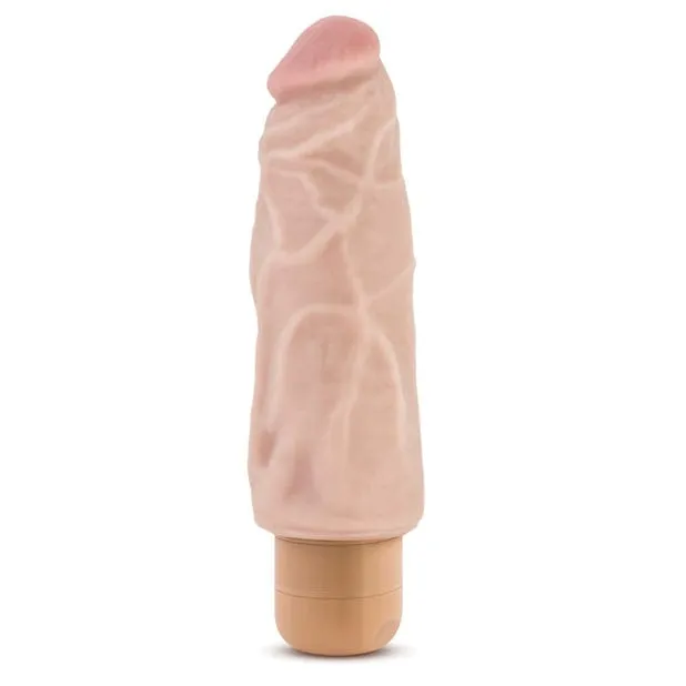 Blush Novelties - Dr Skin Vibe 9 Dong Vibrating Realistic Dildo 7 (Beige)