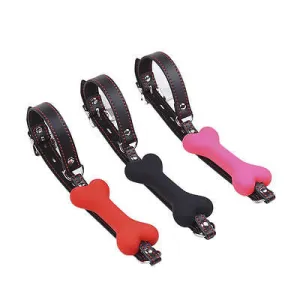 Bone Gag New Lockable Silicone Ball