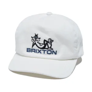 Brixton Cool Cat Mp Snapback Hat - White