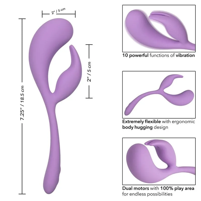 Calexotics Elle Liquid Silicone Dual Flicker