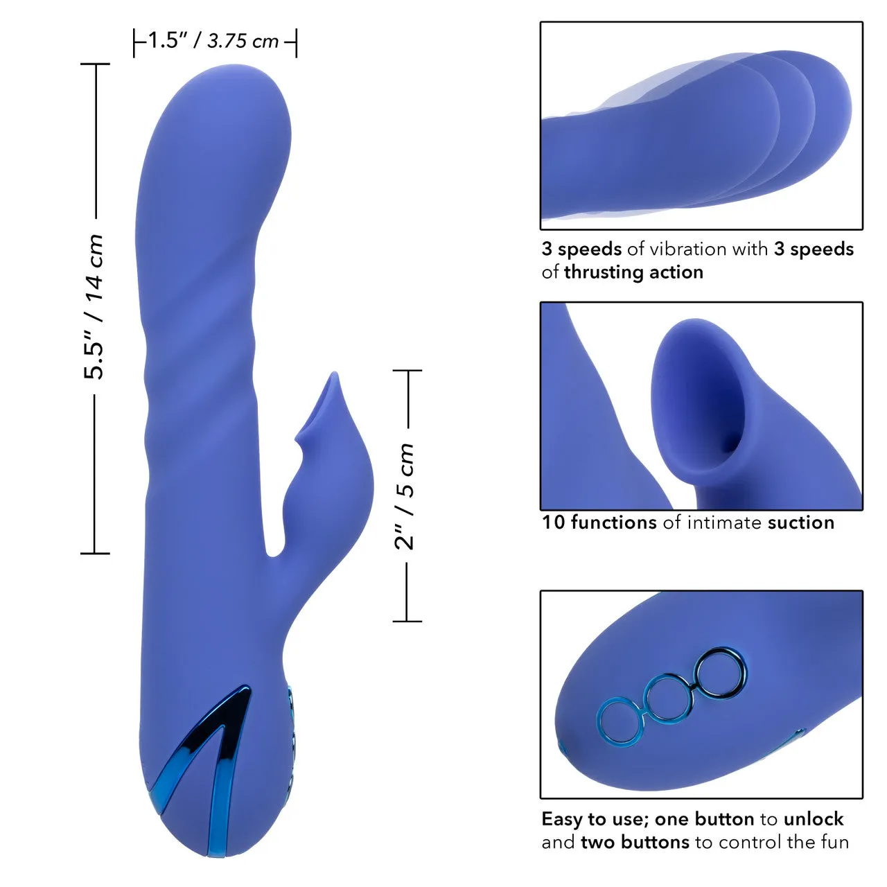 California Dreaming LA Love G Spot Vibrator & Clitoral Stimulator