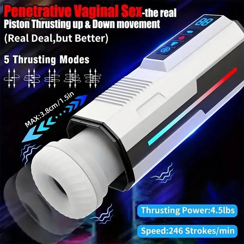 Cannonking Popular Motorized TPE Voice Sucking Electric Masturbator
