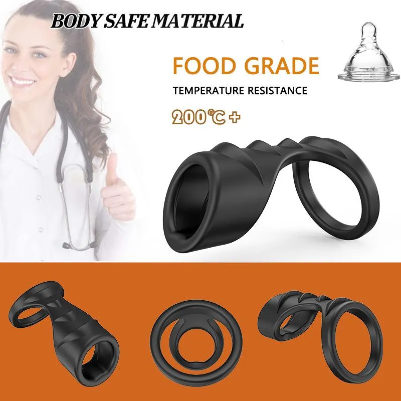 Cock Ring for Delay and Lock