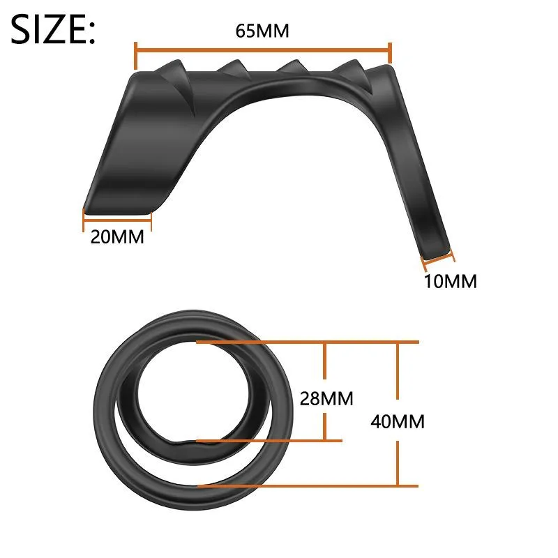 Cock Ring for Delay and Lock