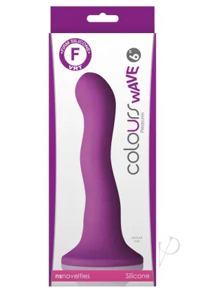 Colours Wave 6 Inch Dildo Purple