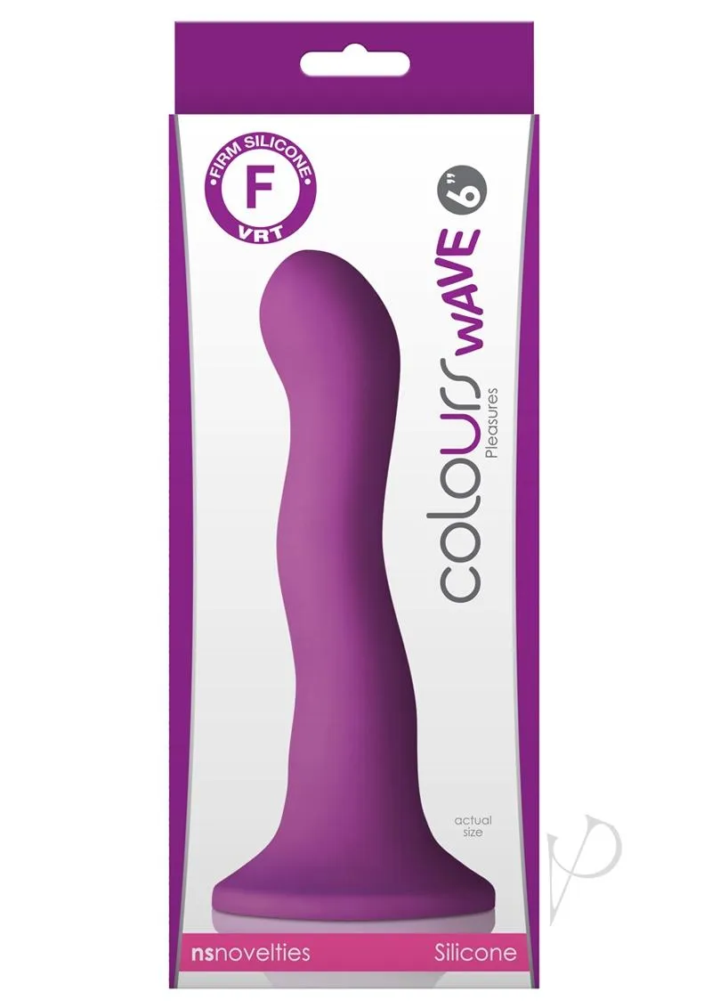 Colours Wave 6 Inch Dildo Purple