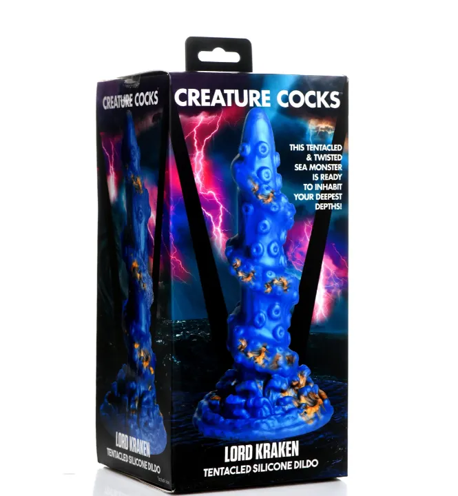 Creature Cock Lord Kraken Tentacled Silicone Dildo Alien Anal Plug