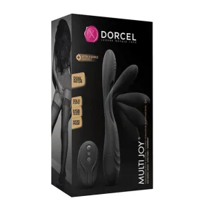 Dorcel - Multi Joy Bendable Flexible Stimulator Vibrator with Remote (Black)
