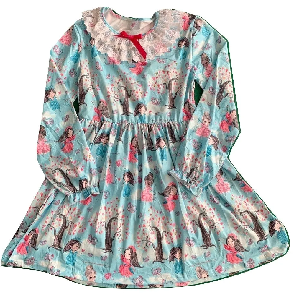 Enchanted Forest of Fairies Vintage Style Nightgown