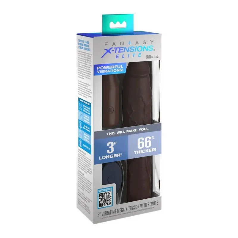 Fantasy X Tensions Penis Sleeve With Plug Vibrating 3 by Pipedream Products®