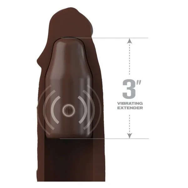 Fantasy X Tensions Penis Sleeve With Plug Vibrating 3 by Pipedream Products®