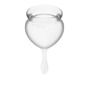 Feel Good Menstrual Cup Transparent 2pcs