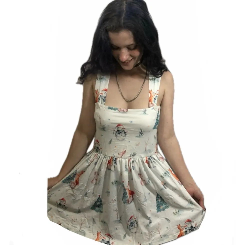Fox & Rabbit Holiday Suspender Skirt Dress