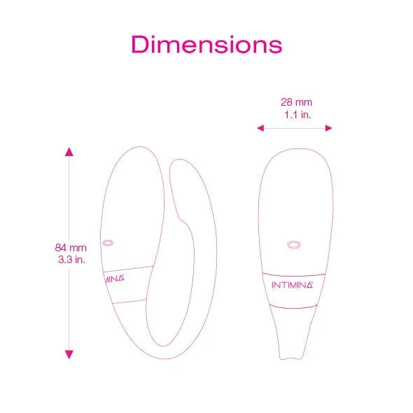Intimina - Kalia Couples Massager Vibrator (Pink)