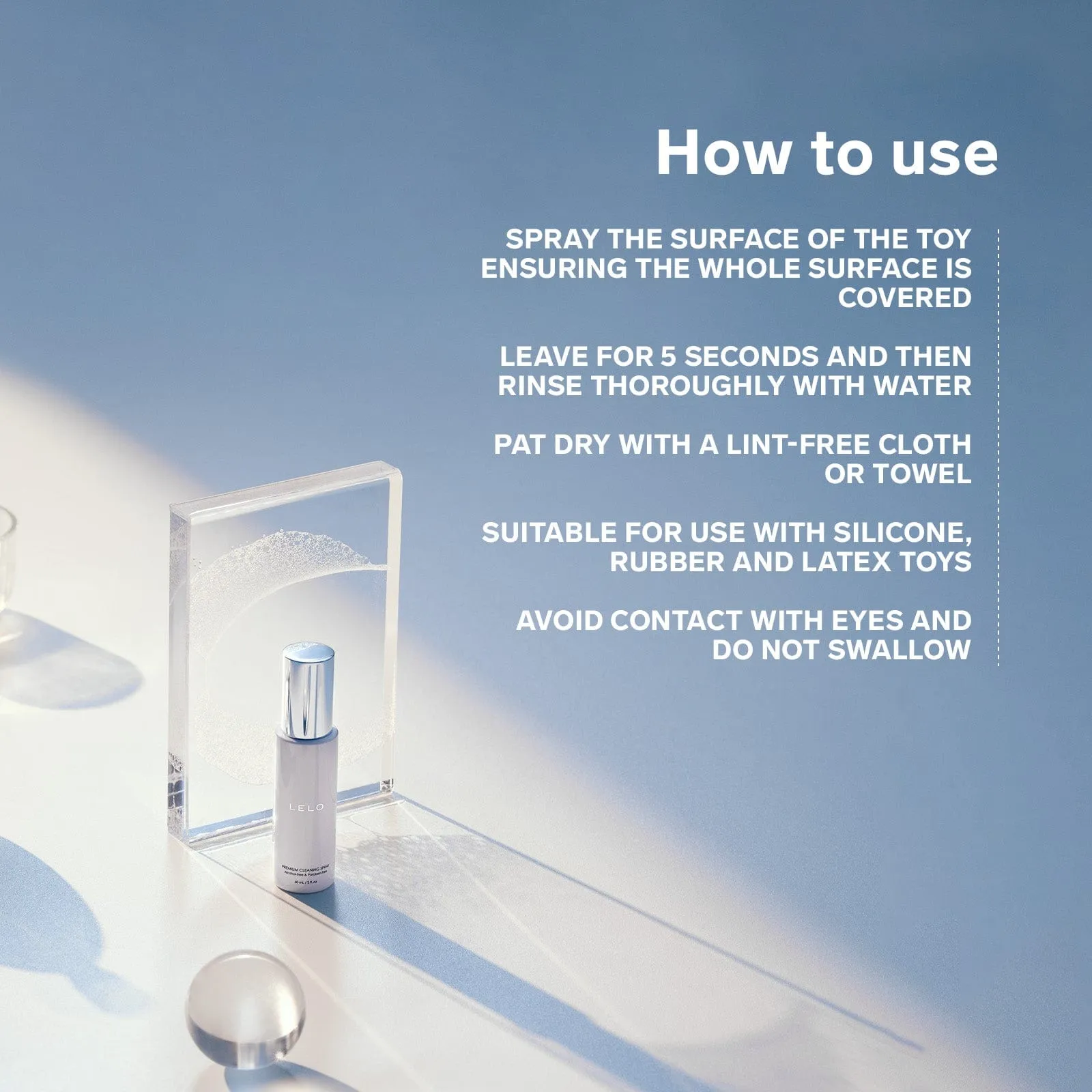 Lelo Antibacterial Toy Cleaning Spray