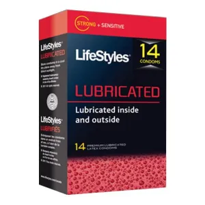 LifeStyles Strong   Sensitive Lubricated Condoms