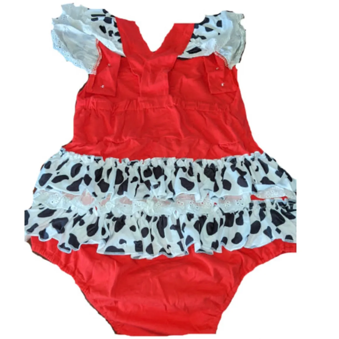 Lil Cow Ruffle Romper