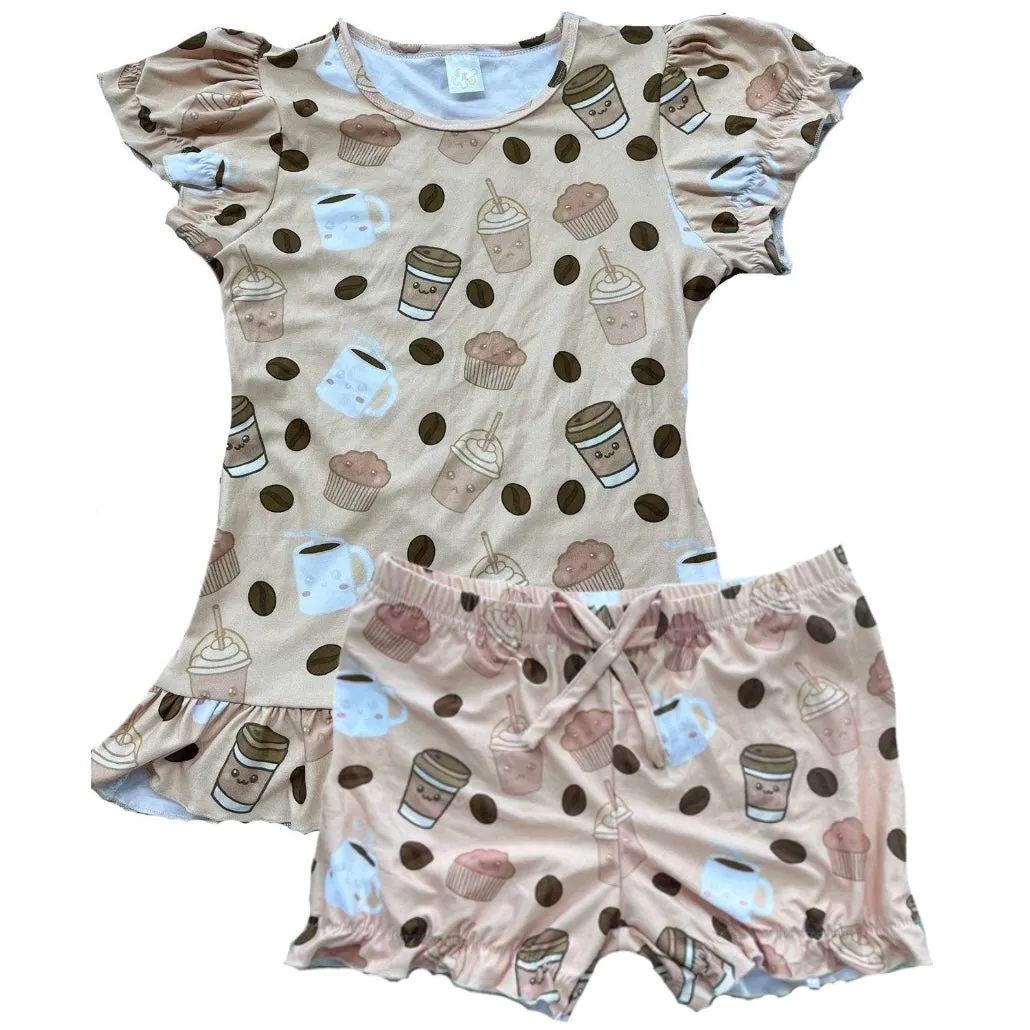 Lil Latte Coffee Bloomer Shorts