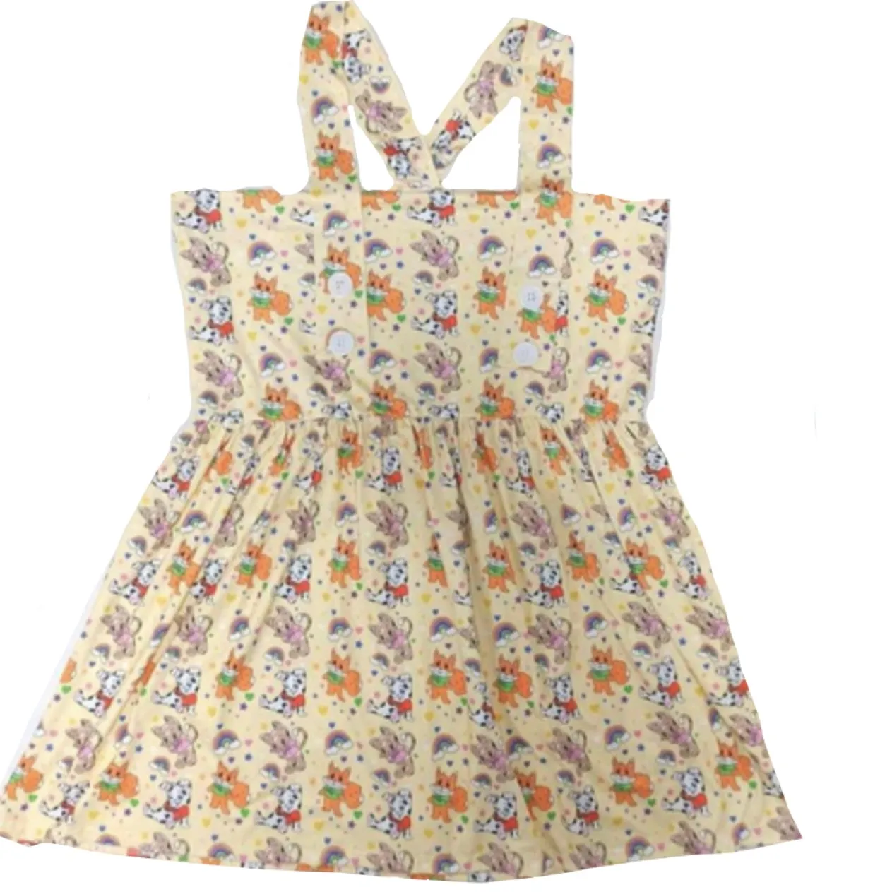 Little Rascals Puppy Kitty Suspender Skirt Dress