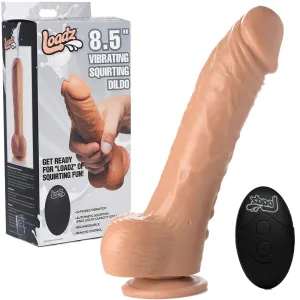 Loadz 8.5 Squirting Dildo Vibrating Ejaculating Cock Remote Vibrator Sex Toy