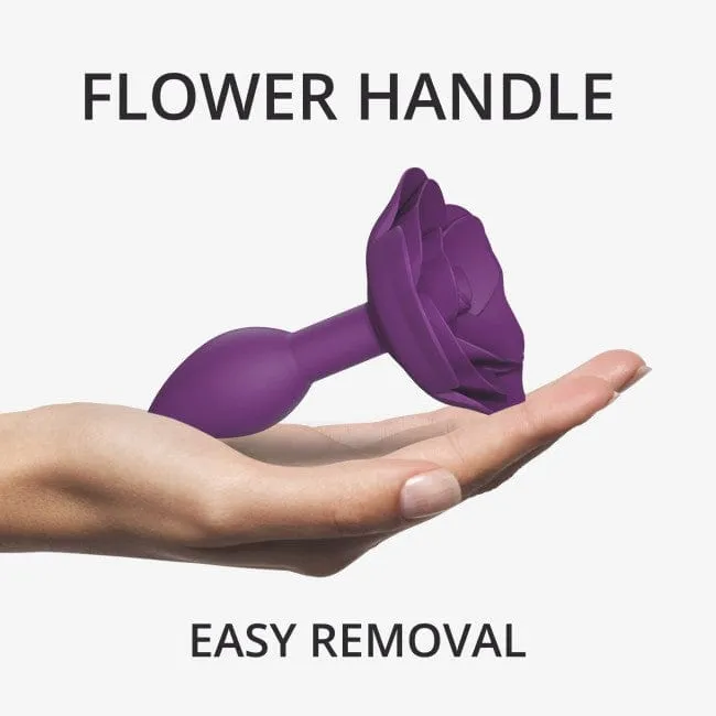 Love to Love Open Roses Small Silicone Butt Plug