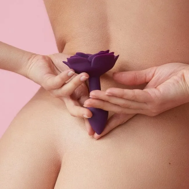 Love to Love Open Roses Small Silicone Butt Plug