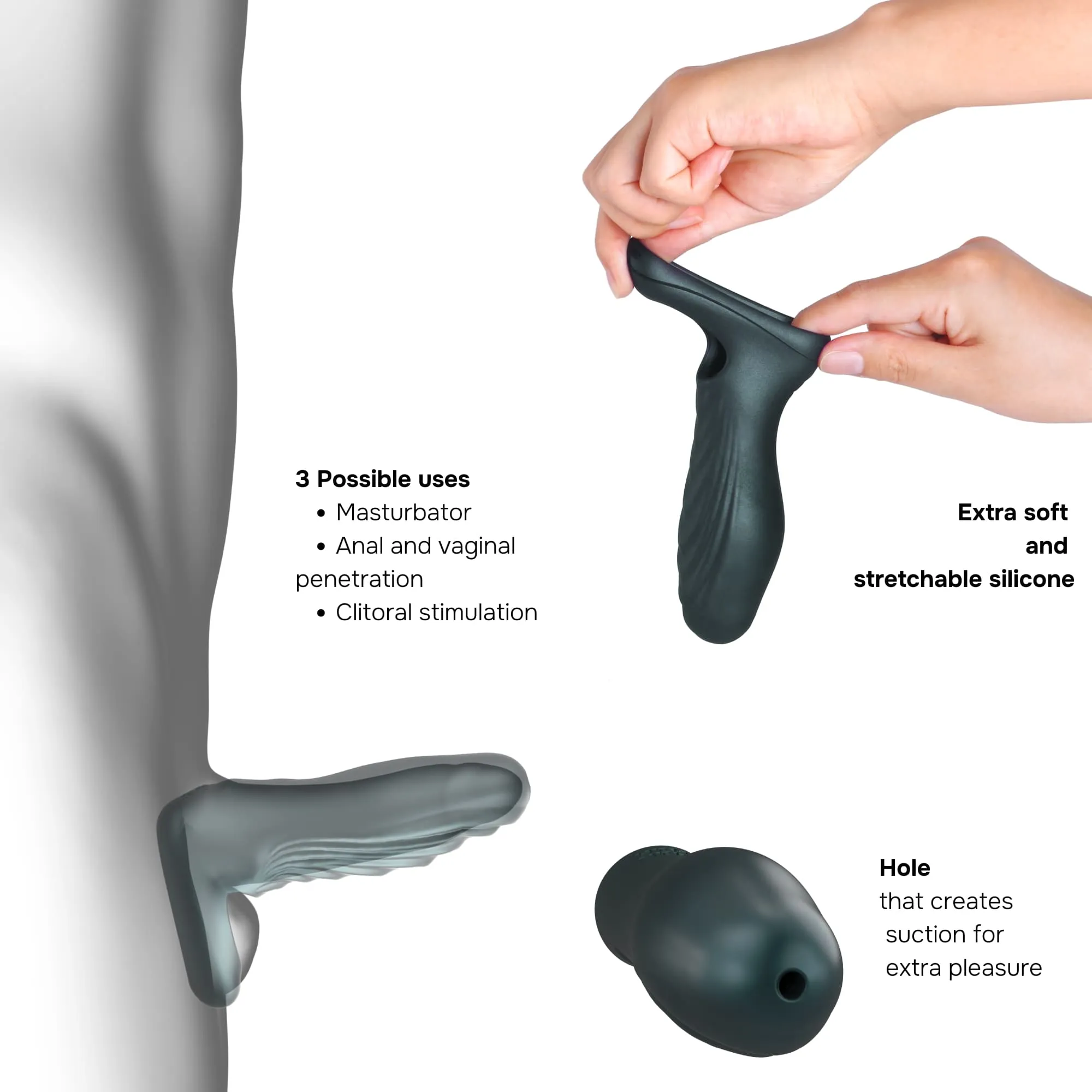 Man Wan Ryzer Penis Extender Sleeve and Masturbator