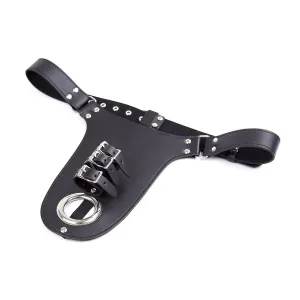 Men Wearing Chastity Panties Belt Lock Flirting Out