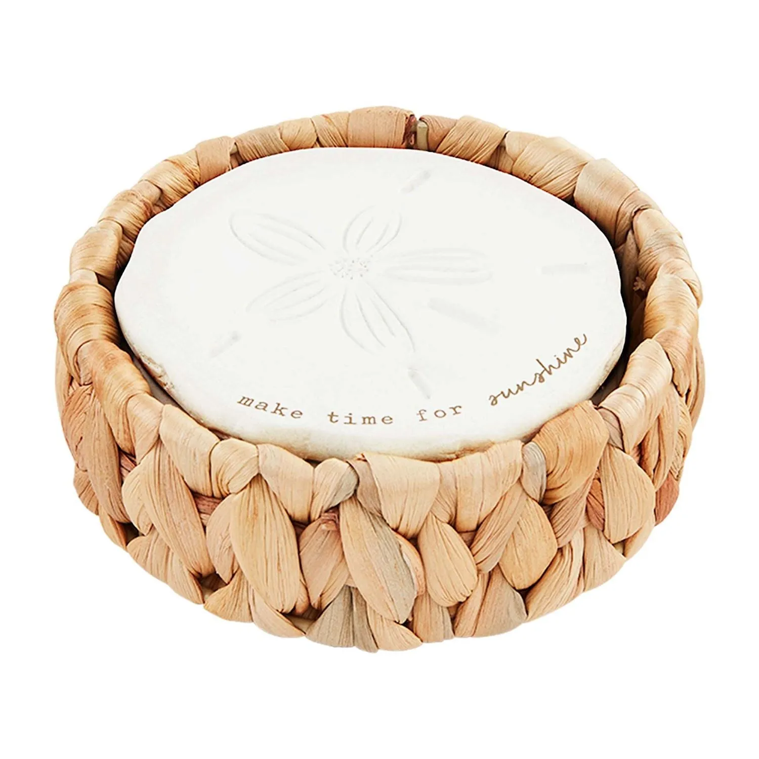 Mudpie Sand Dollar Coaster Set