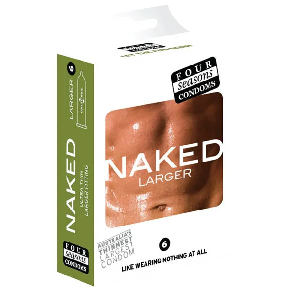 Naked Larger Fitting Condoms 6's