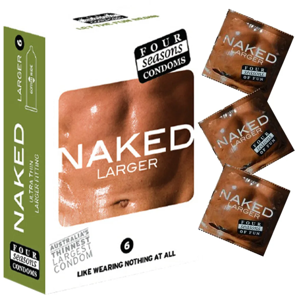 Naked Larger Fitting Condoms 6's