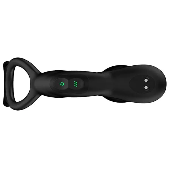 Nexus - Simul8 Stroker Edition Vibrating Dual Anal and Perineum Cock and Ball Toy Massager (Black)