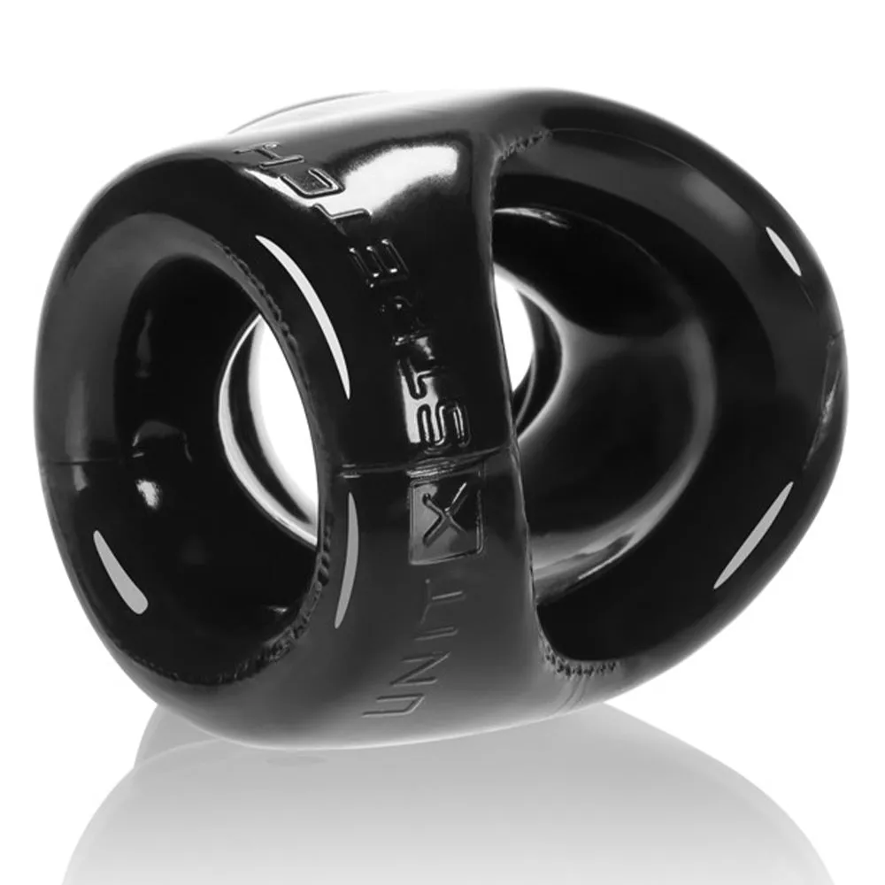 OxBalls Unit X Stretch Cocksling Cock & Ball Penis Ring Ballstretcher Black