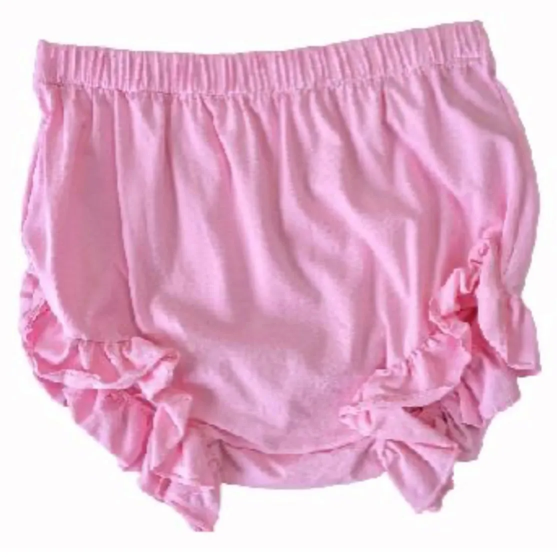 Pink Ruffle Leg Bloomer Shorts