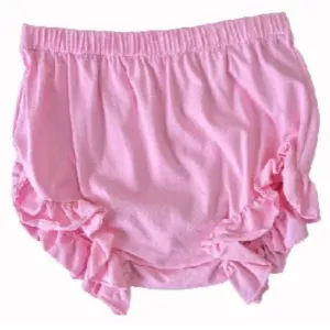 Pink Ruffle Leg Bloomer Shorts