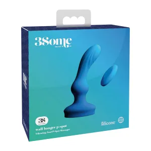 Pipedream - 3Some Wall Banger Vibrating Anal P Spot Massager (Blue)
